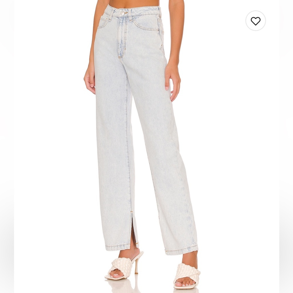 WeWoreWhat Mom Slit Straight Jean